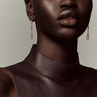 【希少】HERMES Boutons d'oreilles Chaine d'Ancre Twistピアス Chaine d'ancre Punk earrings | Hermès Mainland China